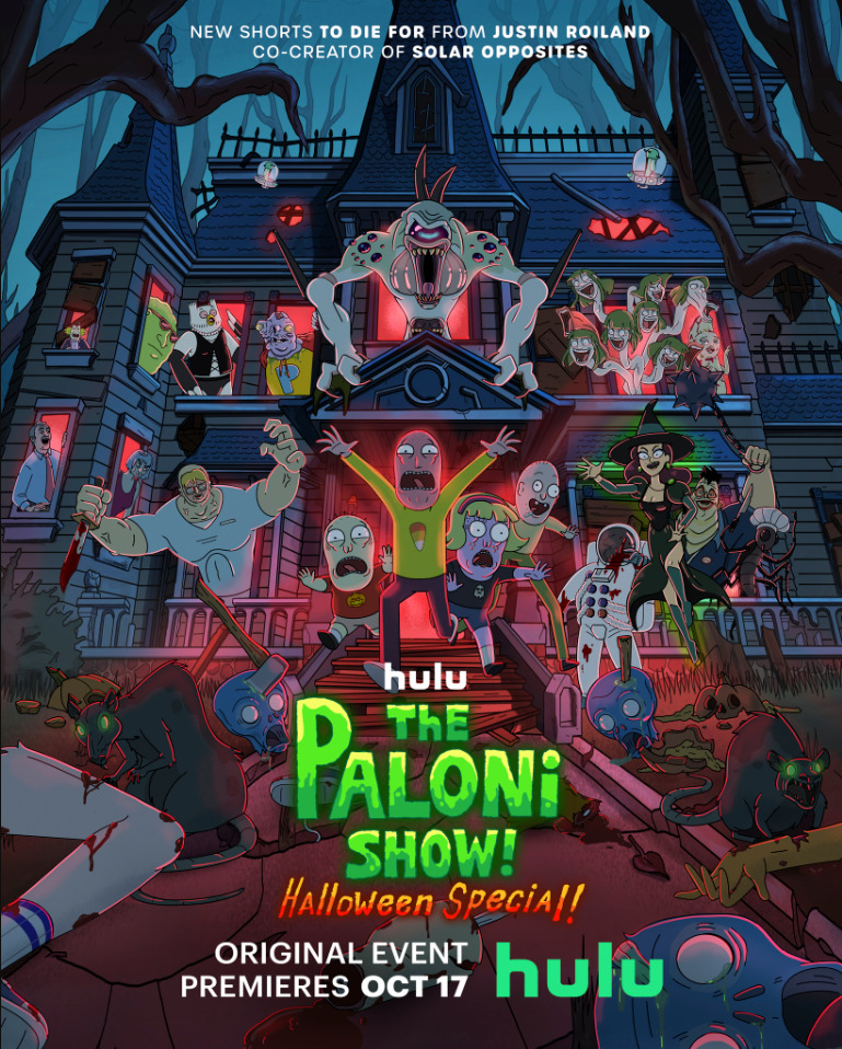 Hulu Trailers 'The Paloni Show! Halloween Special!' with Shorts Sneak