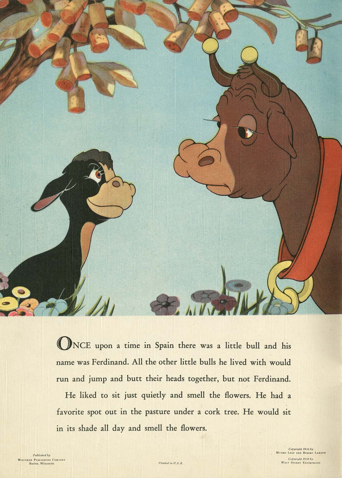 Animation Ferdinand the Bull (1938) Serving