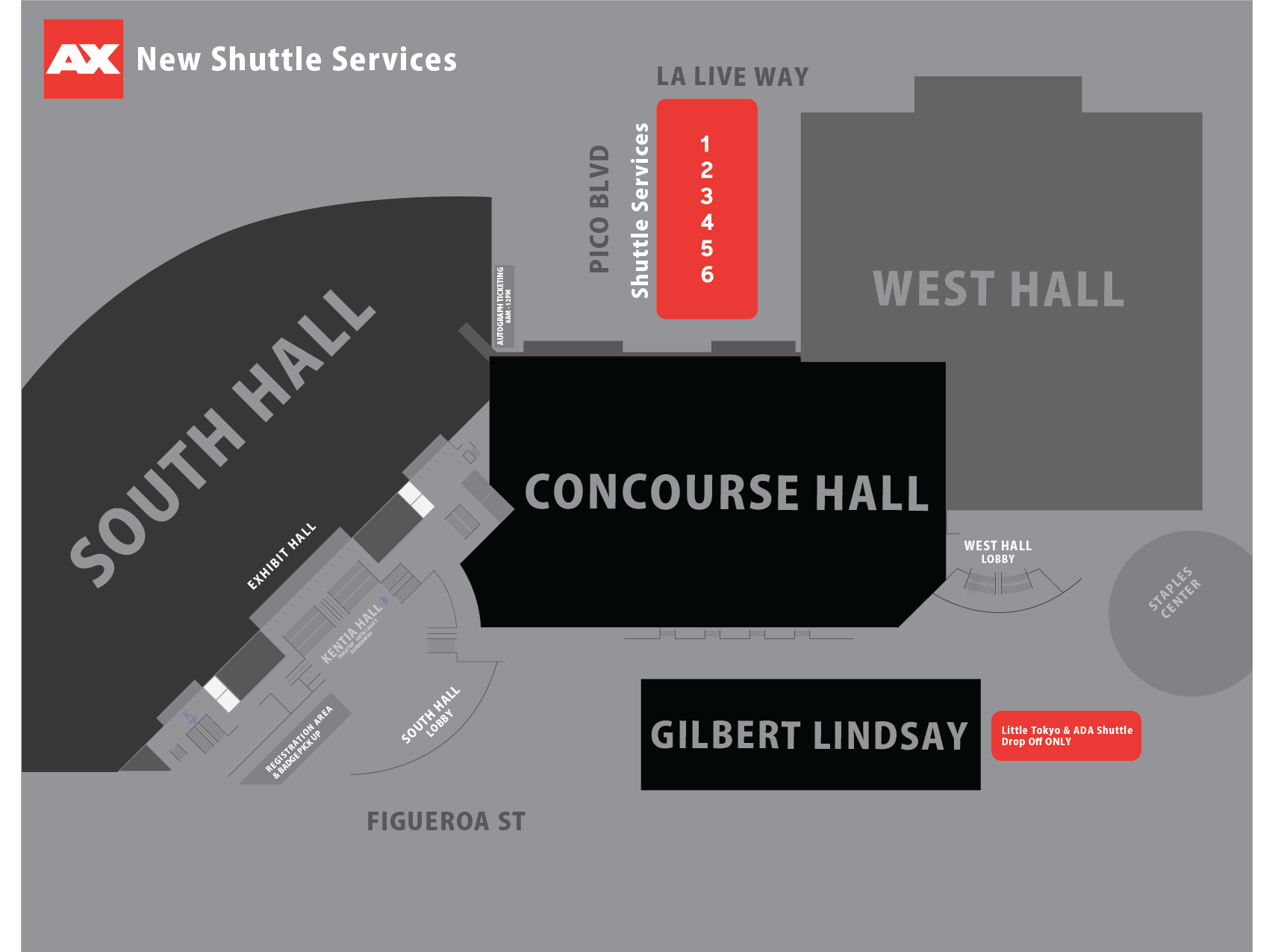 Shuttle Boarding Locations Moved Anime Expo