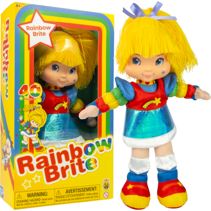 Rainbow Brite (1984) 40th Anniversary 12" Threaded Hair Plush Doll