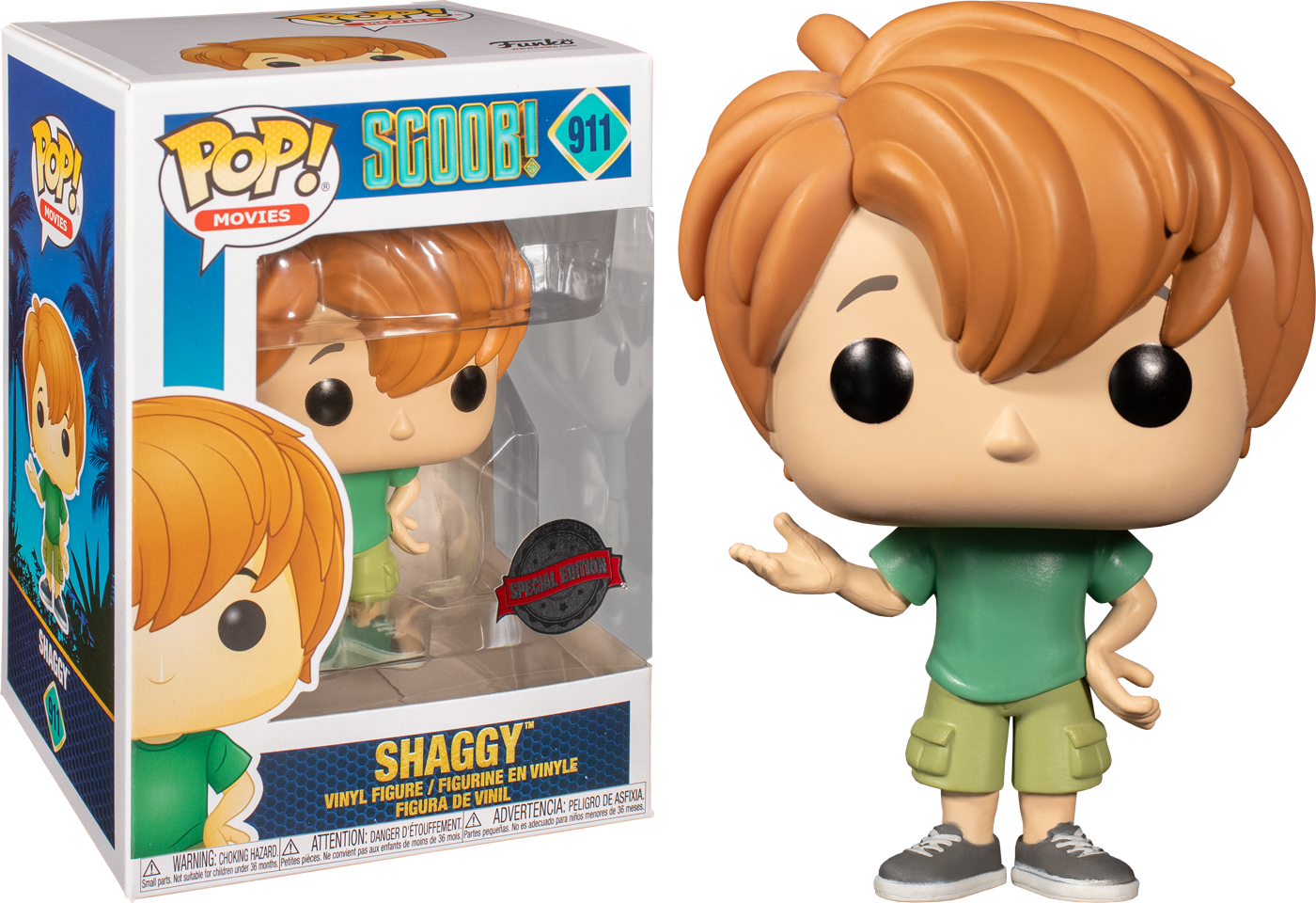Scoob! (2020) Young Shaggy Pop! Vinyl Figure