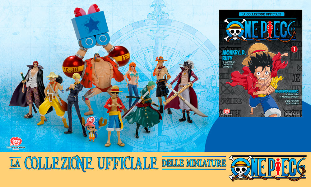 One Piece, le miniature da collezione in edicola in collaborazione con