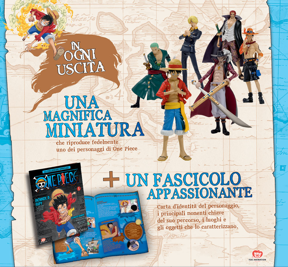 One Piece, le miniature da collezione in edicola in collaborazione con