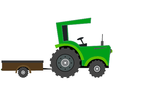 Tractor using BoneWheels Shared Files Anime Studio Tutor Moho Pro