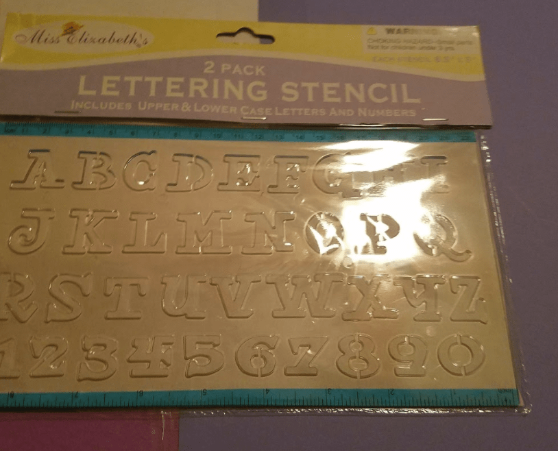 Cheap letter stencil