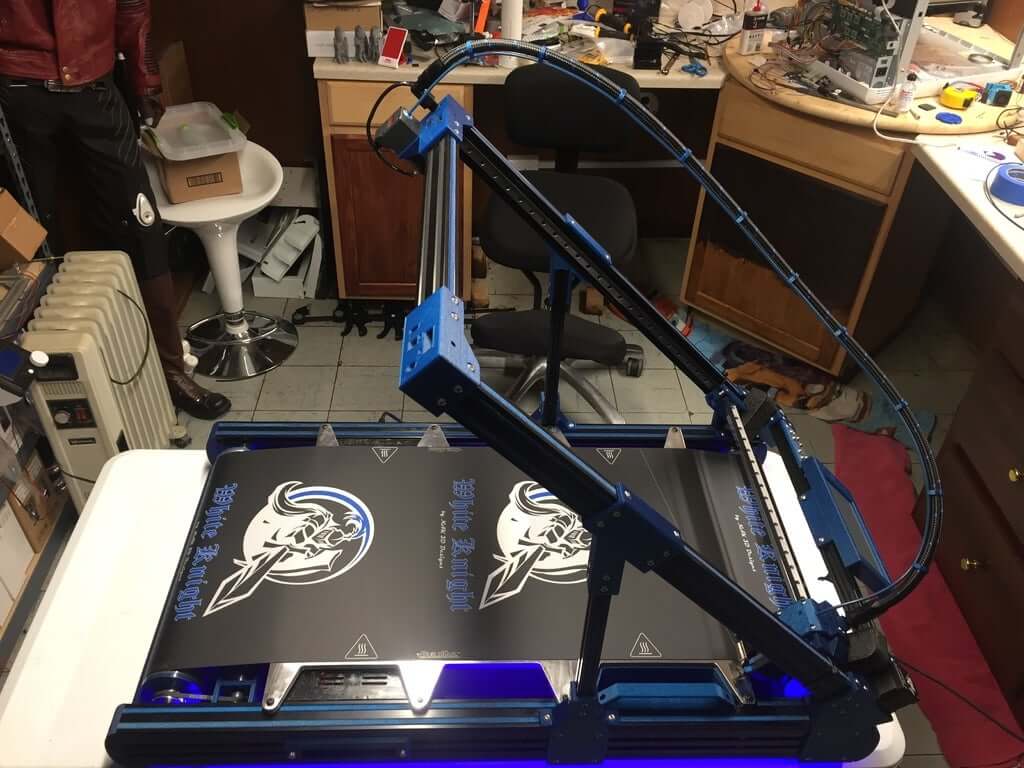 NAK 3D Designs White Knight review DIY conveyor belt 3D printer