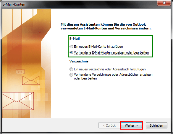 EMails sicher mit SSL Verschlüsselung über Outlook versenden und empfangen