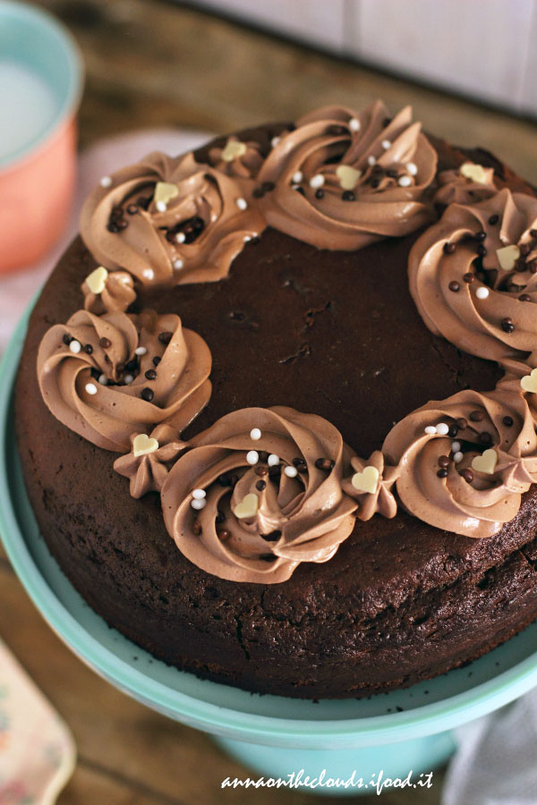 Torta Alla Nutella Ricetta Golosa Senza Burro E Olio Anna On The Clouds