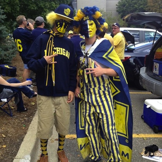 selects top fan photos from Michigan Football home opener