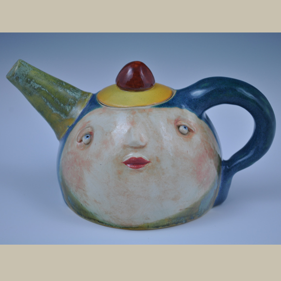 Anne Klocko Ceramic Sculpture Teapot 6