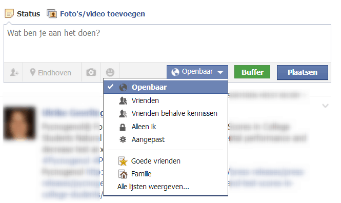 Wie Ziet Wat Jij Doet Op Facebook?