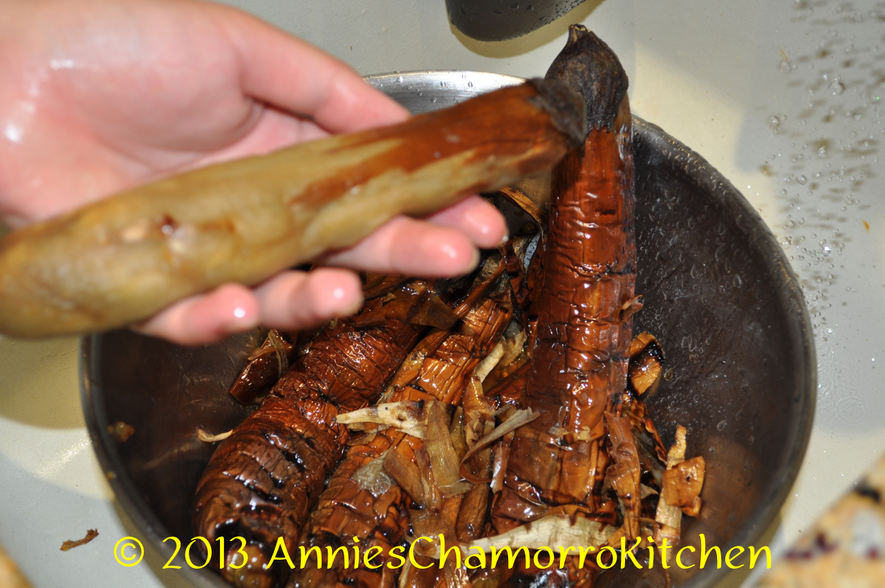 Grilled Eggplant with Coconut Milk Annie's Chamorro Kitchen