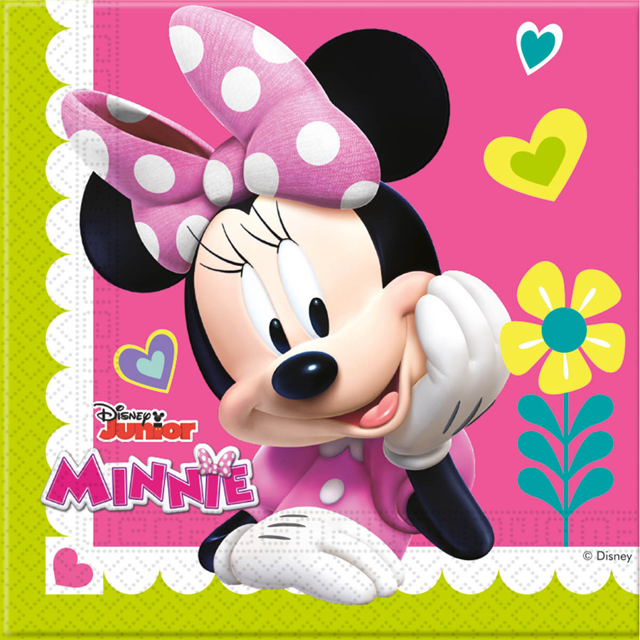 20 Tovaglioli Minnie Happy E Paperina Per Il Compleanno Del Tuo Bambino - Annikids 900_x_900_jpg