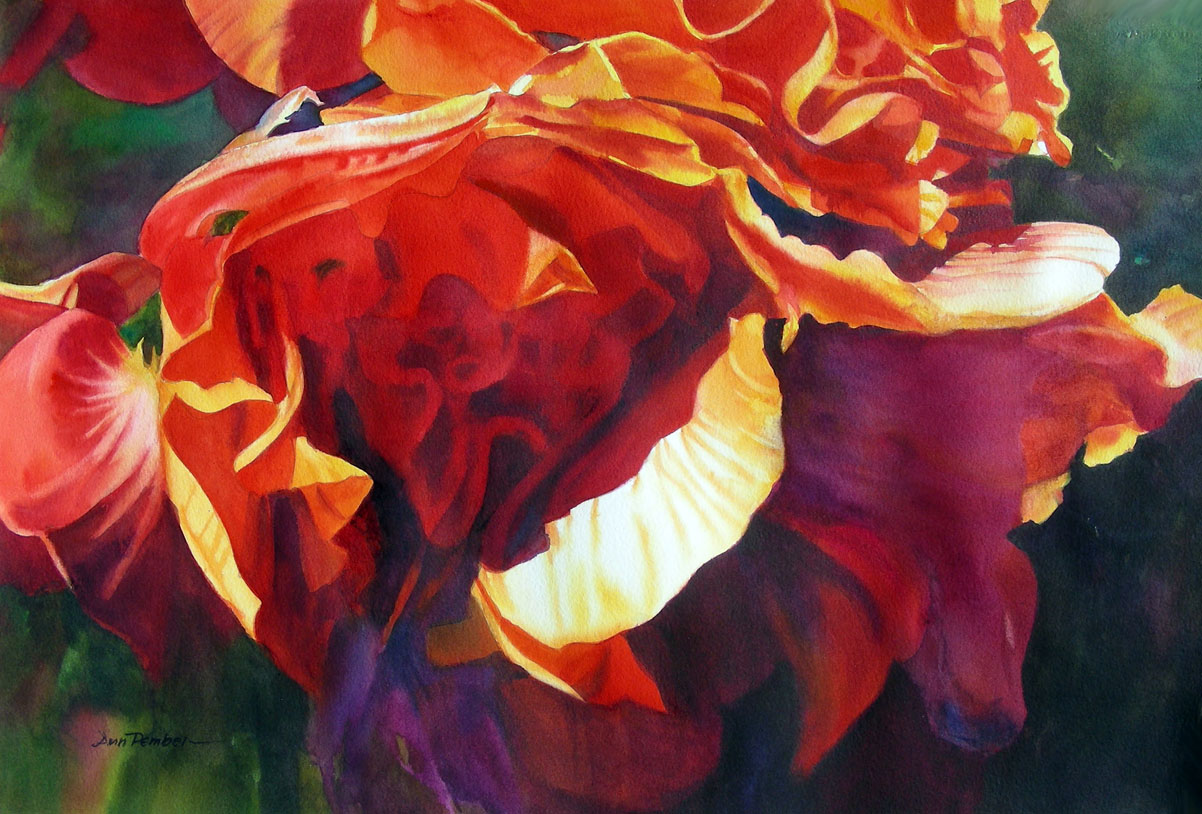 Learn to Make Flower Paintings Glow in Watercolor