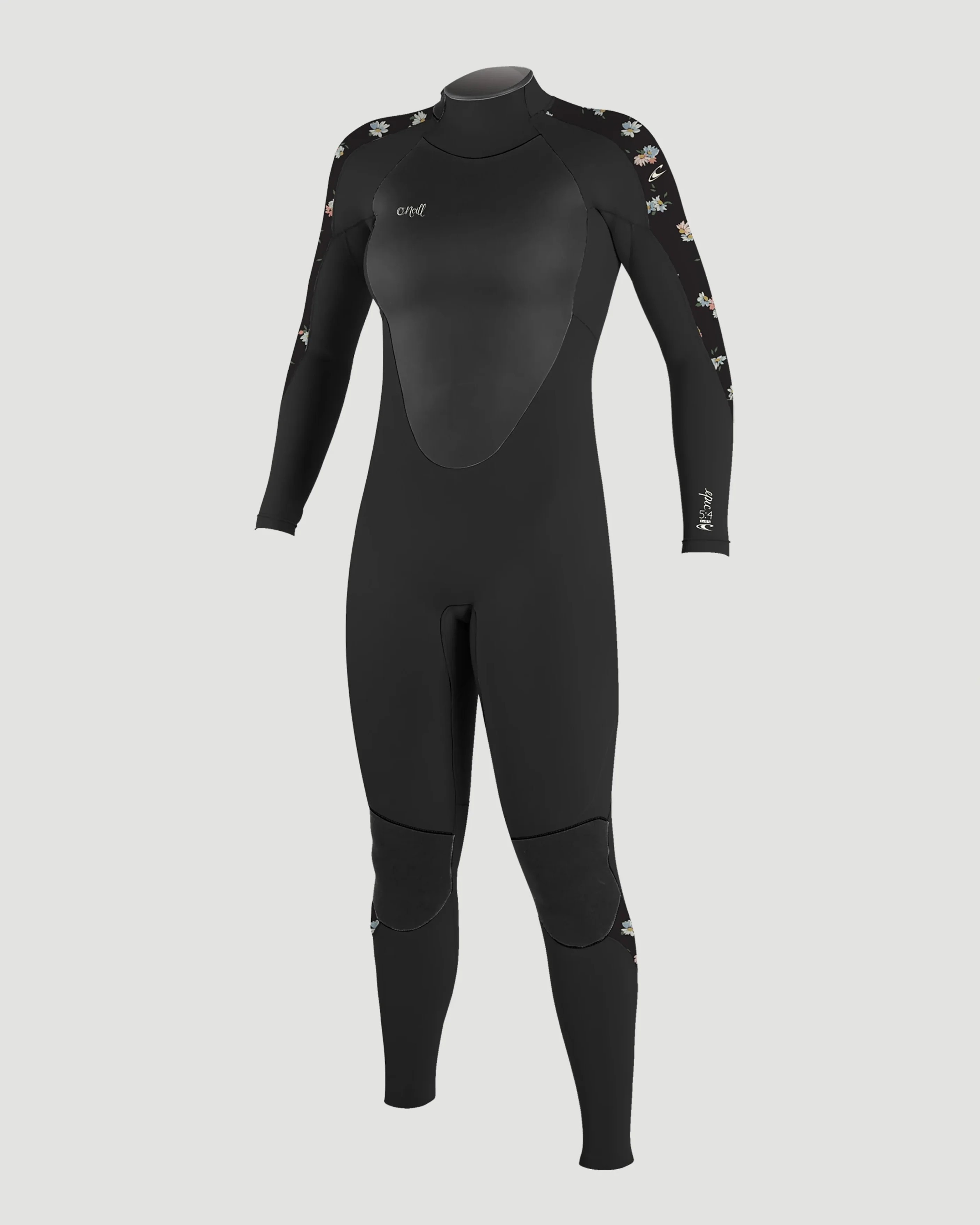 The O'Neill Womens Epic 5/4mm Back Zip Wetsuit in Black Anns Cottage