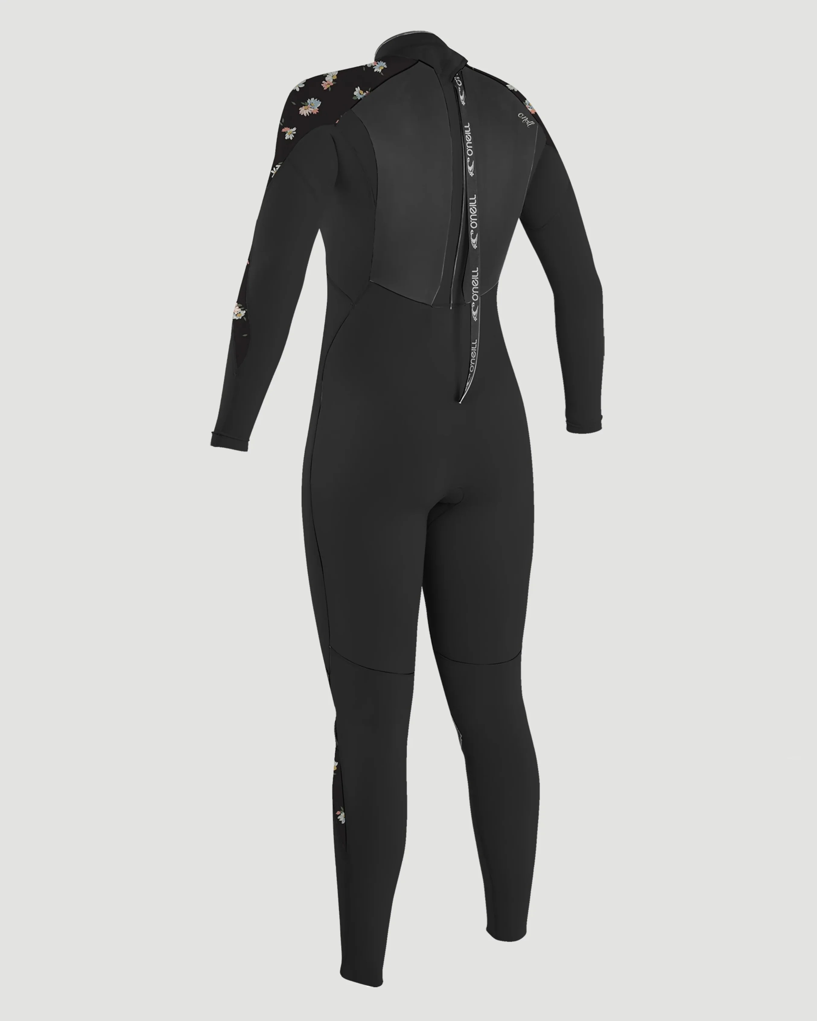 The O'Neill Womens Epic 5/4mm Back Zip Wetsuit in Black Anns Cottage