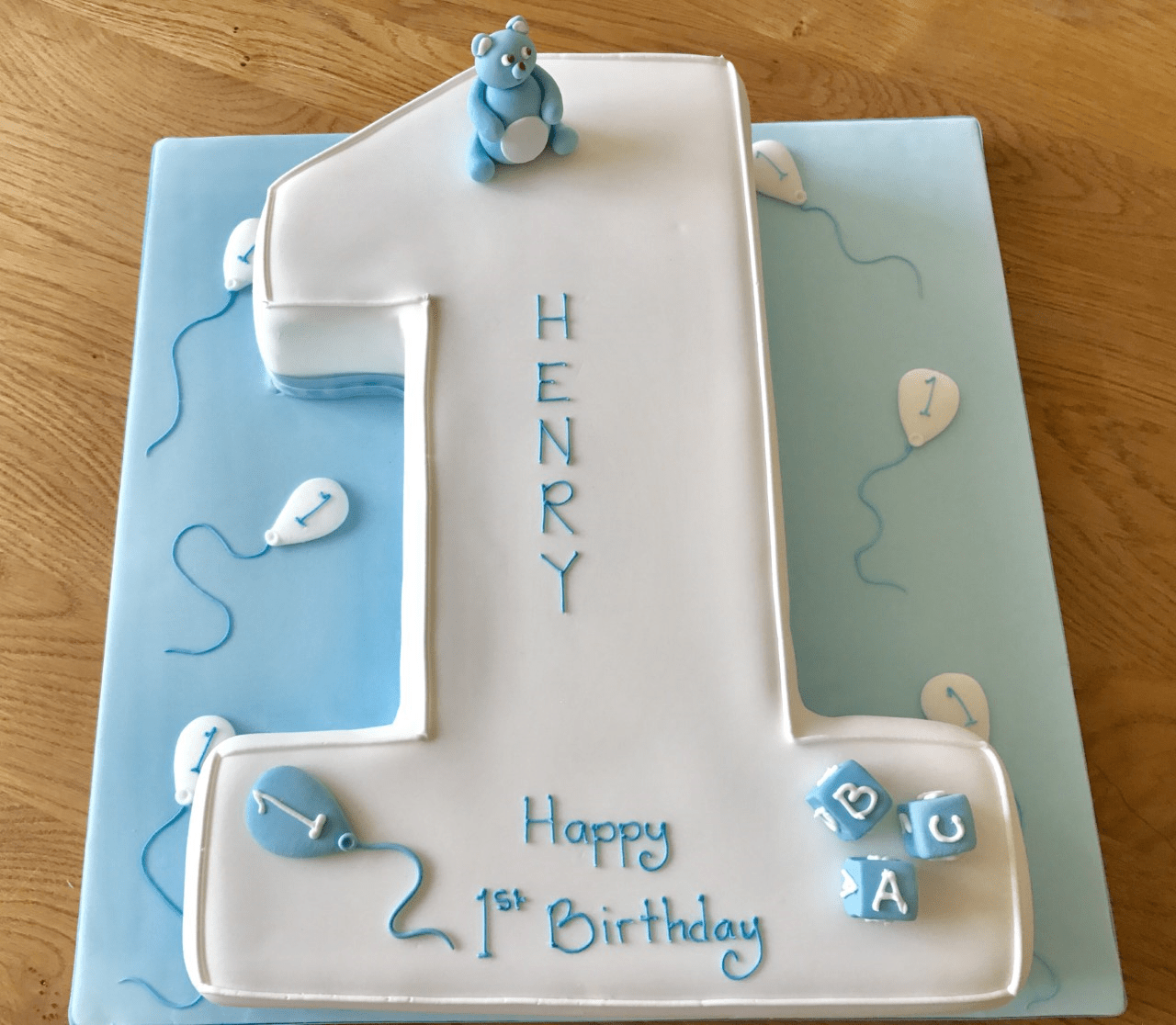 boys first birthday cake