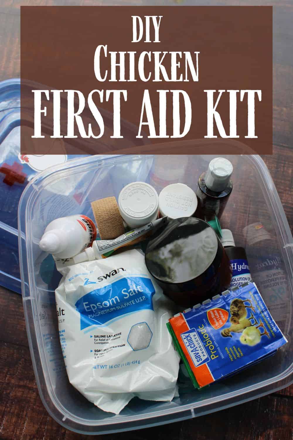 How to Make a Homemade Chicken First Aid Kit An Off Grid Life