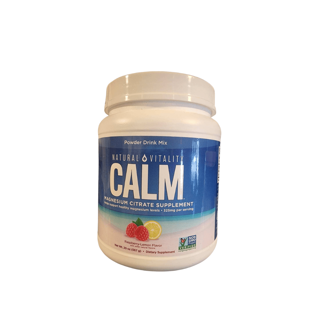 Natural Vitality CALM® Magnesium Powder, RaspberryLemon 20oz Anoka Massage and Pain Therapy