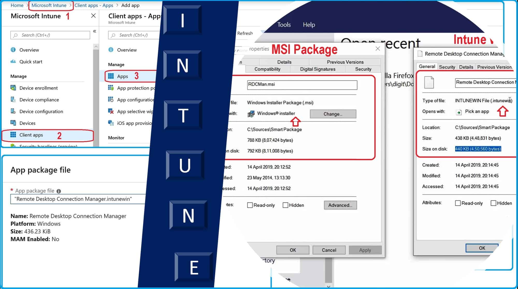 Intune Application Model IntuneWin Packages Creation GUI