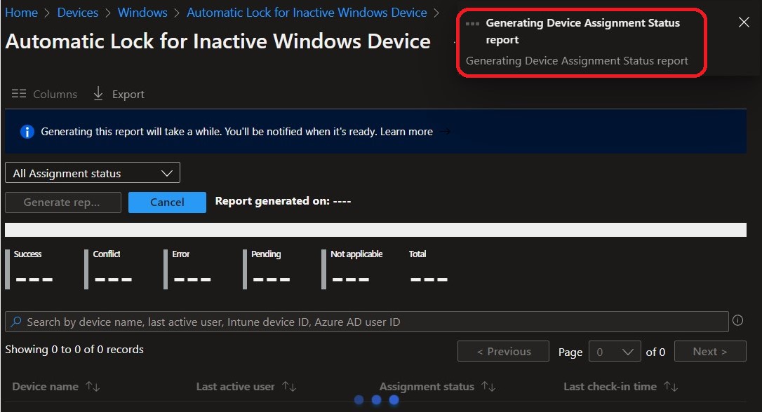 Intune Policy Device Assignment Status Report HTMD Blog
