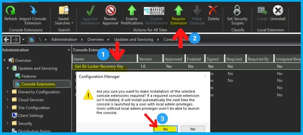 Get SCCM BitLocker Recovery Key Using Console Extension