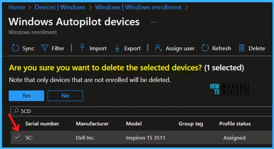 Delete Windows Autopilot Device From Intune HTMD Blog