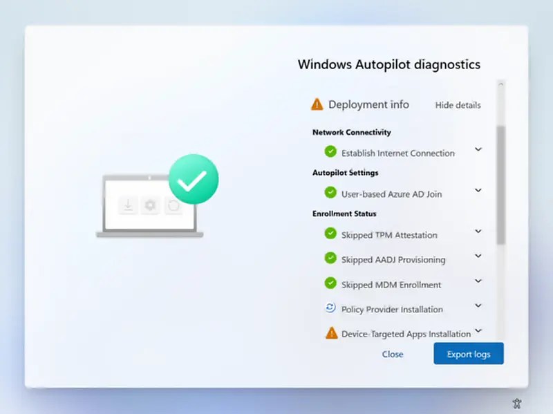 Benefits Of Enabling Windows Autopilot Diagnostics Page HTMD Blog