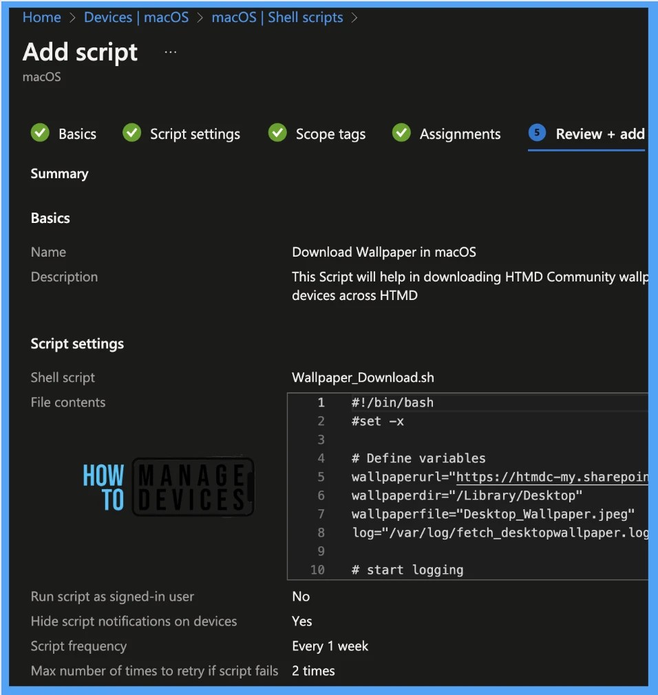 Best Way To Set Wallpaper In MacOS Using Intune HTMD Blog