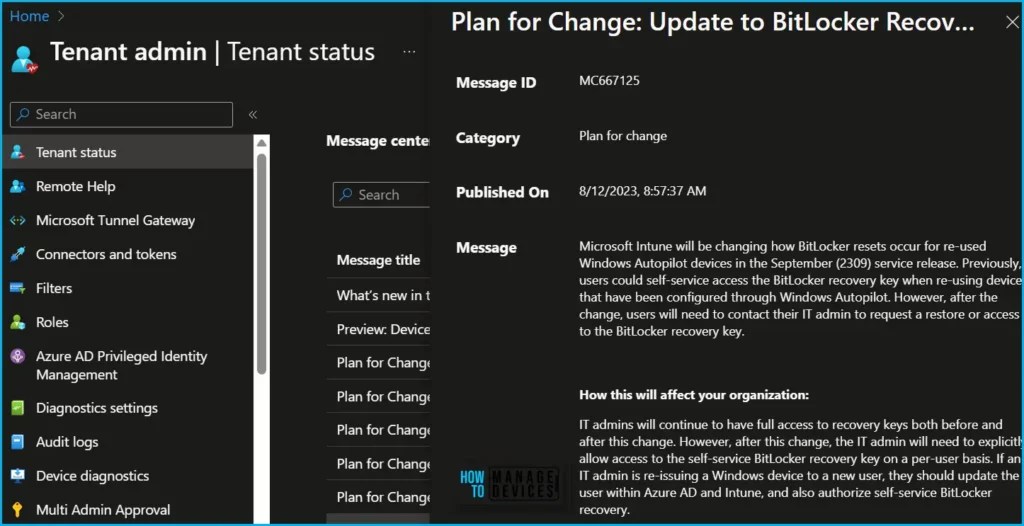 BitLocker Recovery Key Process for Windows Autopilot New Update HTMD