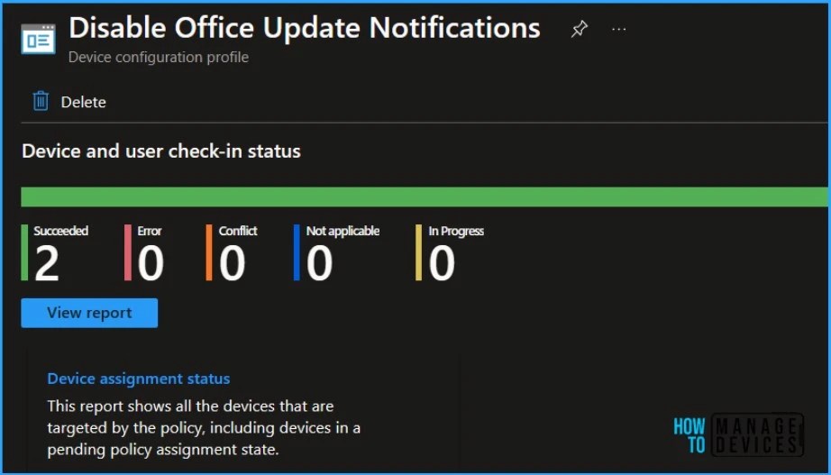 How To Disable Office Update Notifications Using Intune HTMD Blog