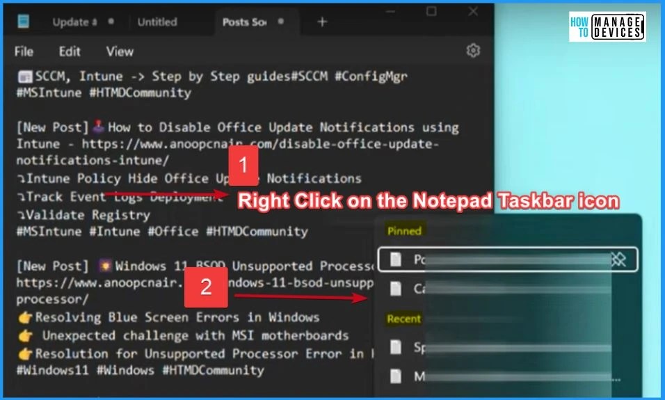 New Notepad Auto Save Option for Windows 11 HTMD Community Modern