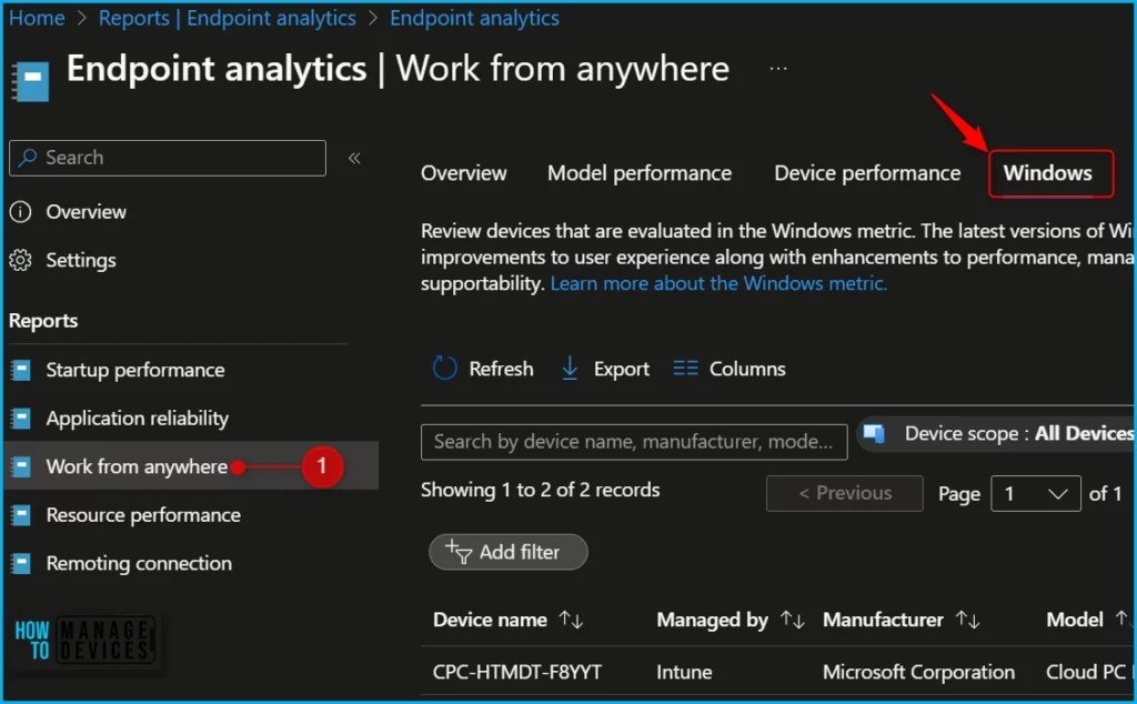 Check Windows 11 Hardware Readiness Insights from Intune Endpoint