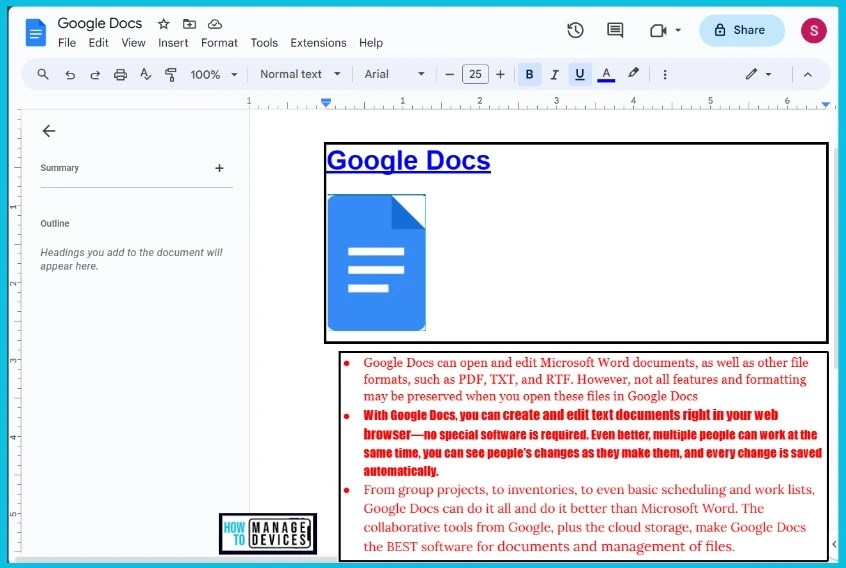 How To Use Google Docs Desktop App HTMD Blog