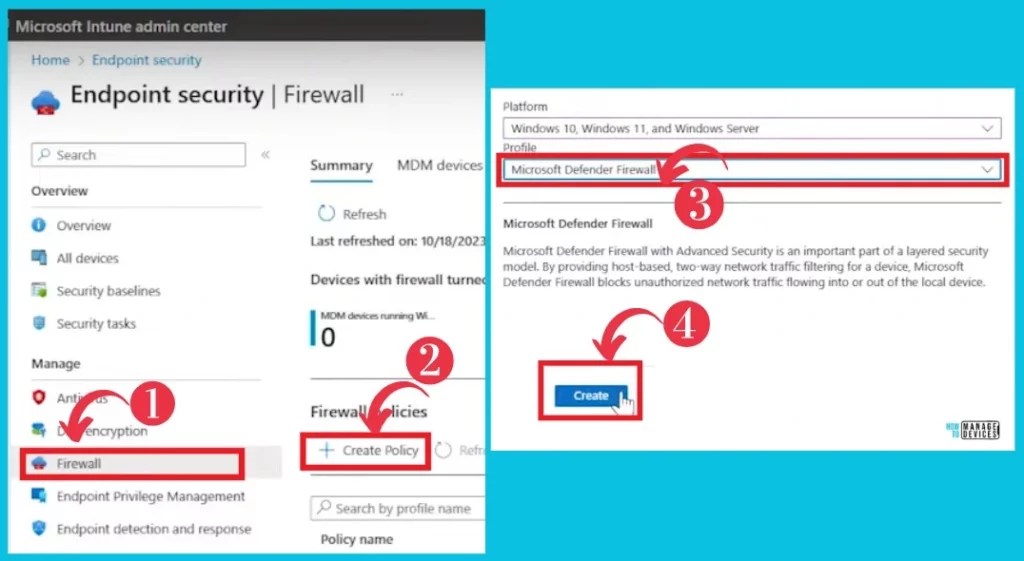 4 New Intune Windows Firewall Logging Configuration Policies HTMD Blog
