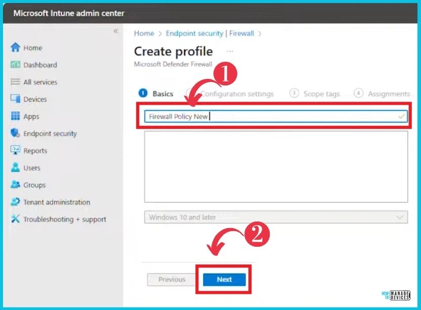 4 New Intune Windows Firewall Logging Configuration Policies HTMD Blog