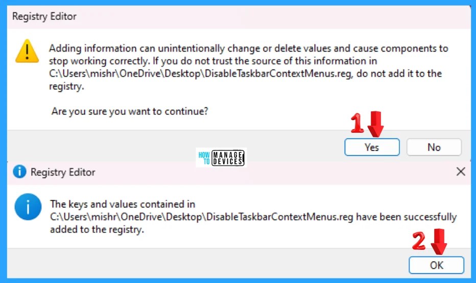Disable Or Enable Taskbar Context Menus In Windows 11 HTMD Blog