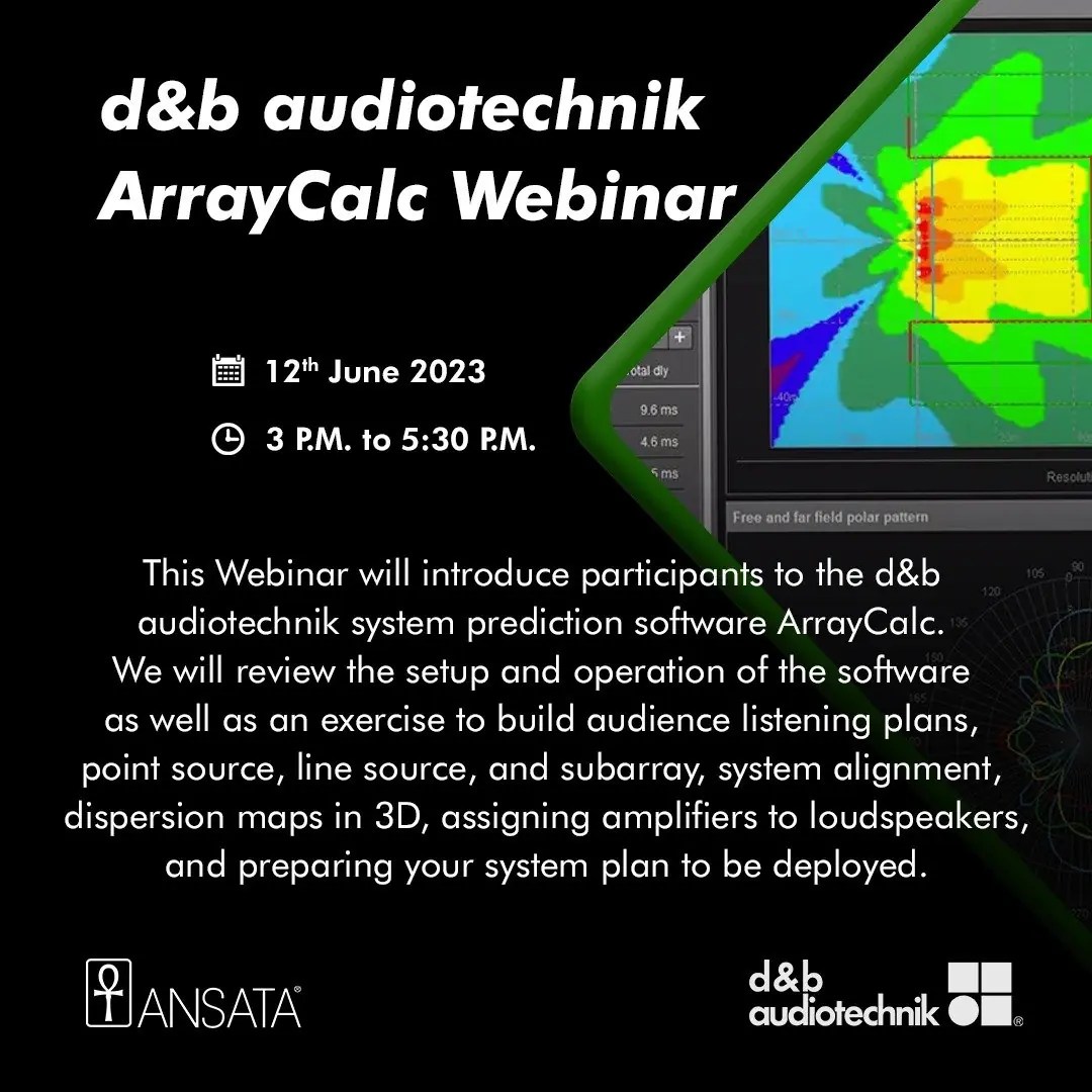 d&b ArrayCalc inar ANSATA