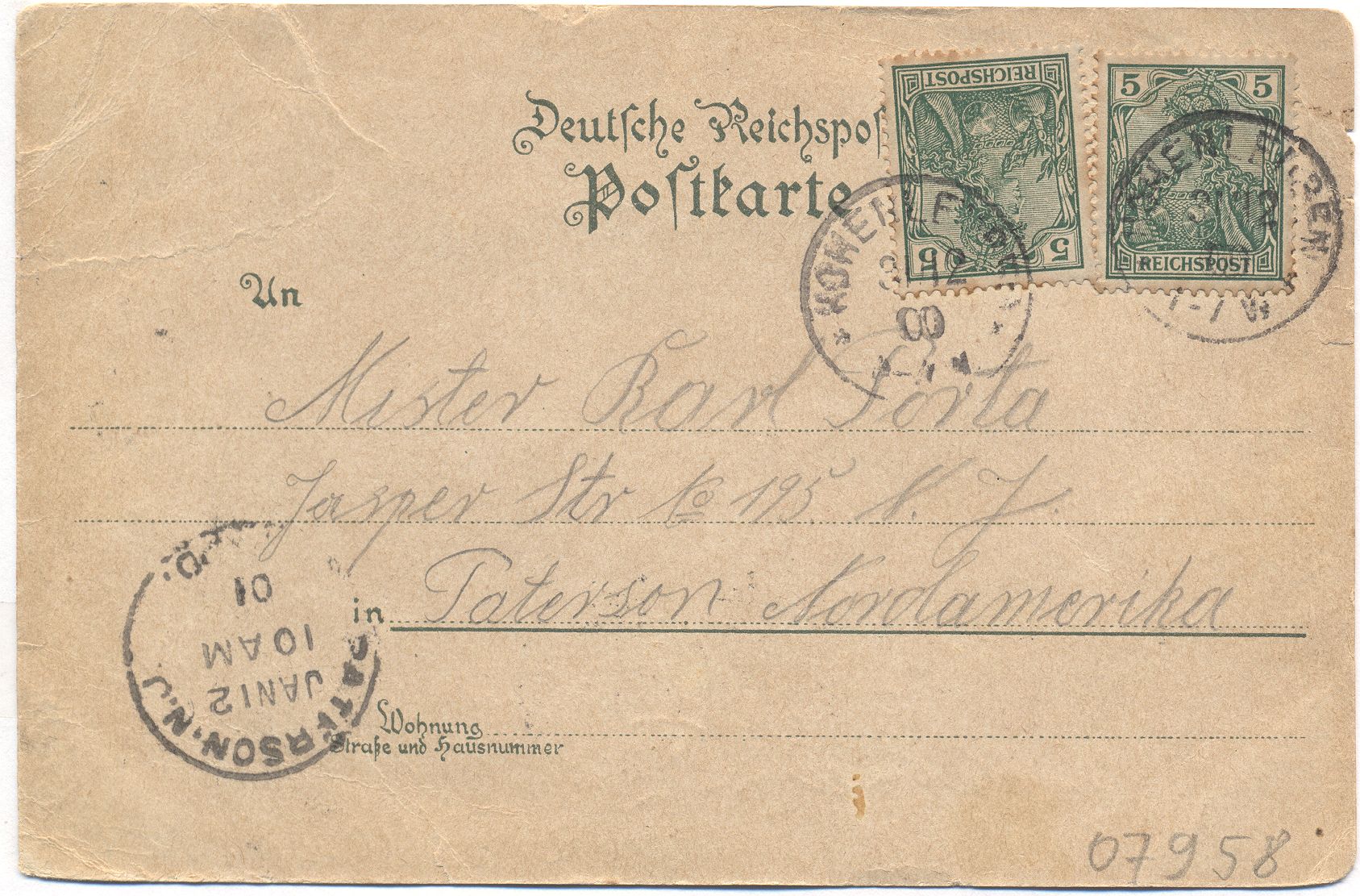 Litho Hohenleuben Hotel Reussischer Hof ansichtskarte markt