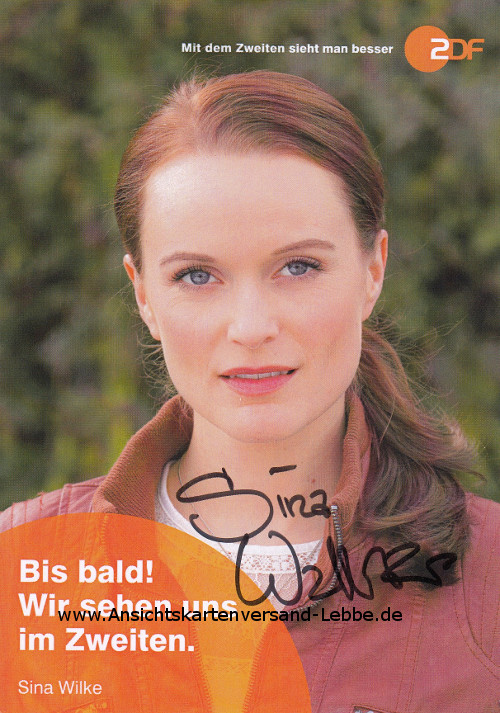 Autogramm Sina Wilke * 26. März 1988 Forchheim (Rosenheim Co