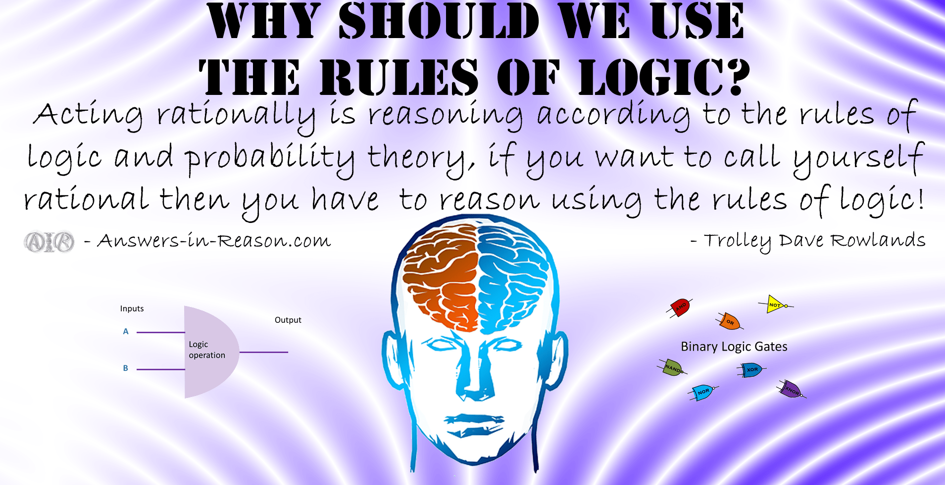 Why should we use the rules of logic? Answers In Reason