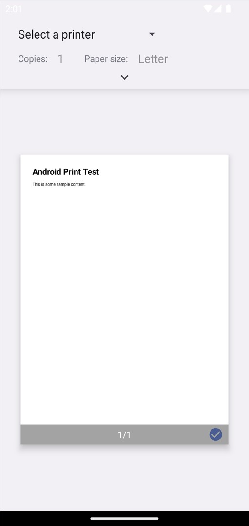 An Android Studio HTML and  Printing Example Answertopia
