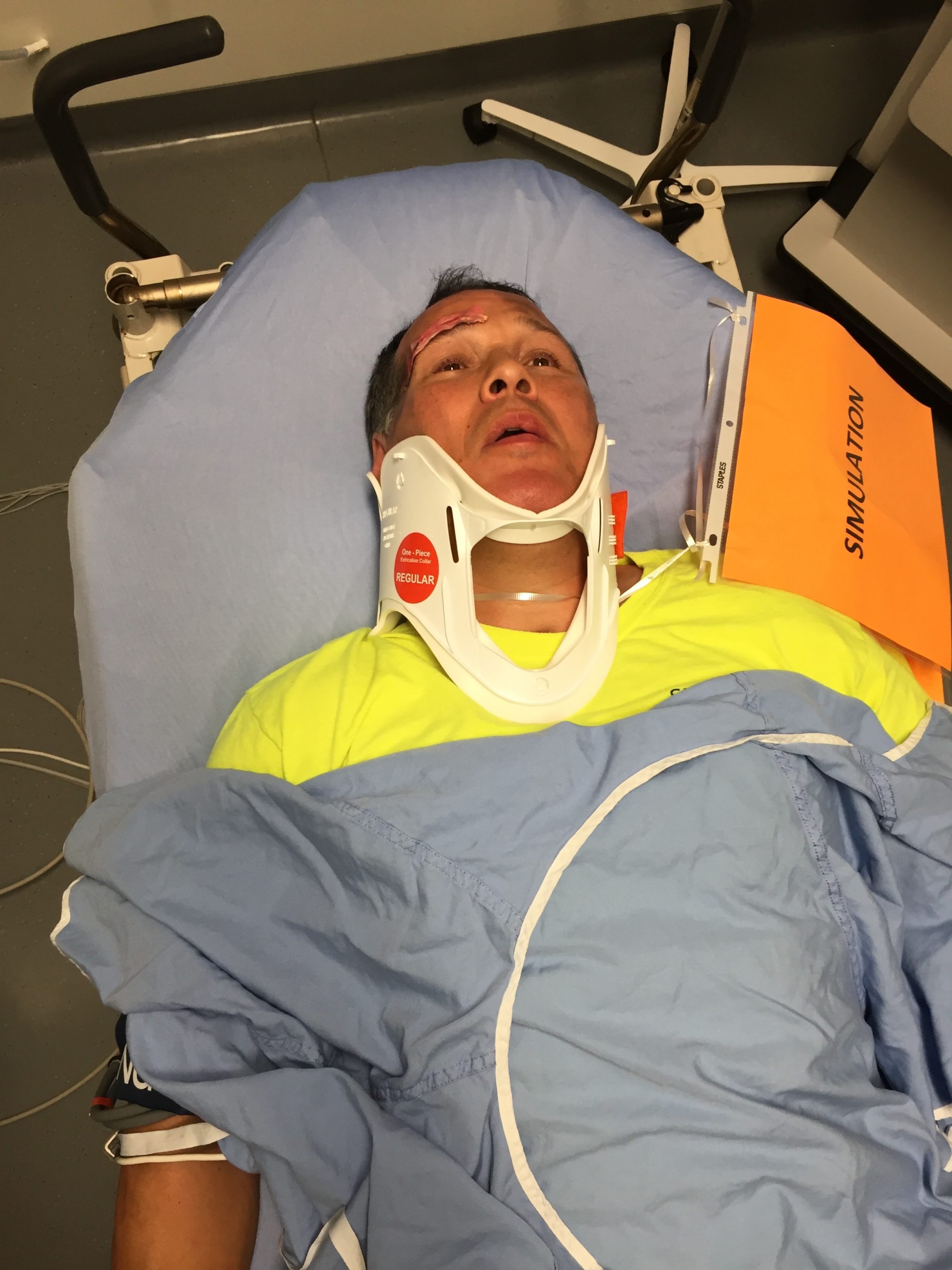 ‘Code Orange’ Simulation at St.Michael’s Hospital. ANTHONY AQUANASSEE Motivational Speaker