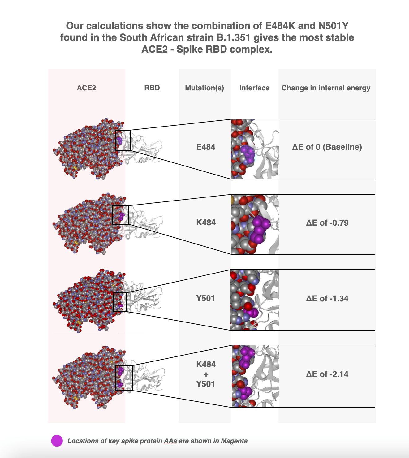 Modeling the Impact of the UK and South African Strain Mutations