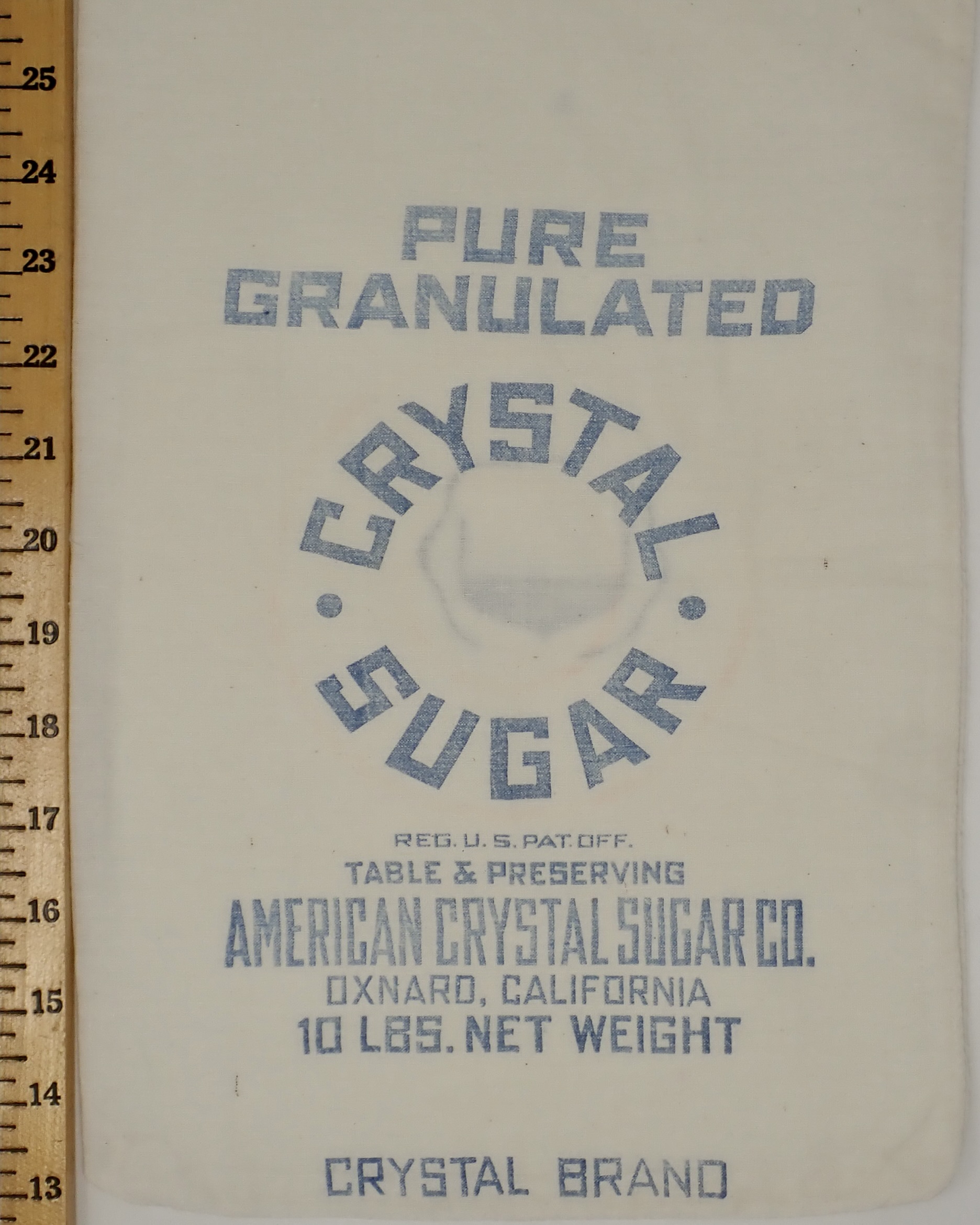 American Crystal Sugar Co. Small Sugar Sack 10 LBS