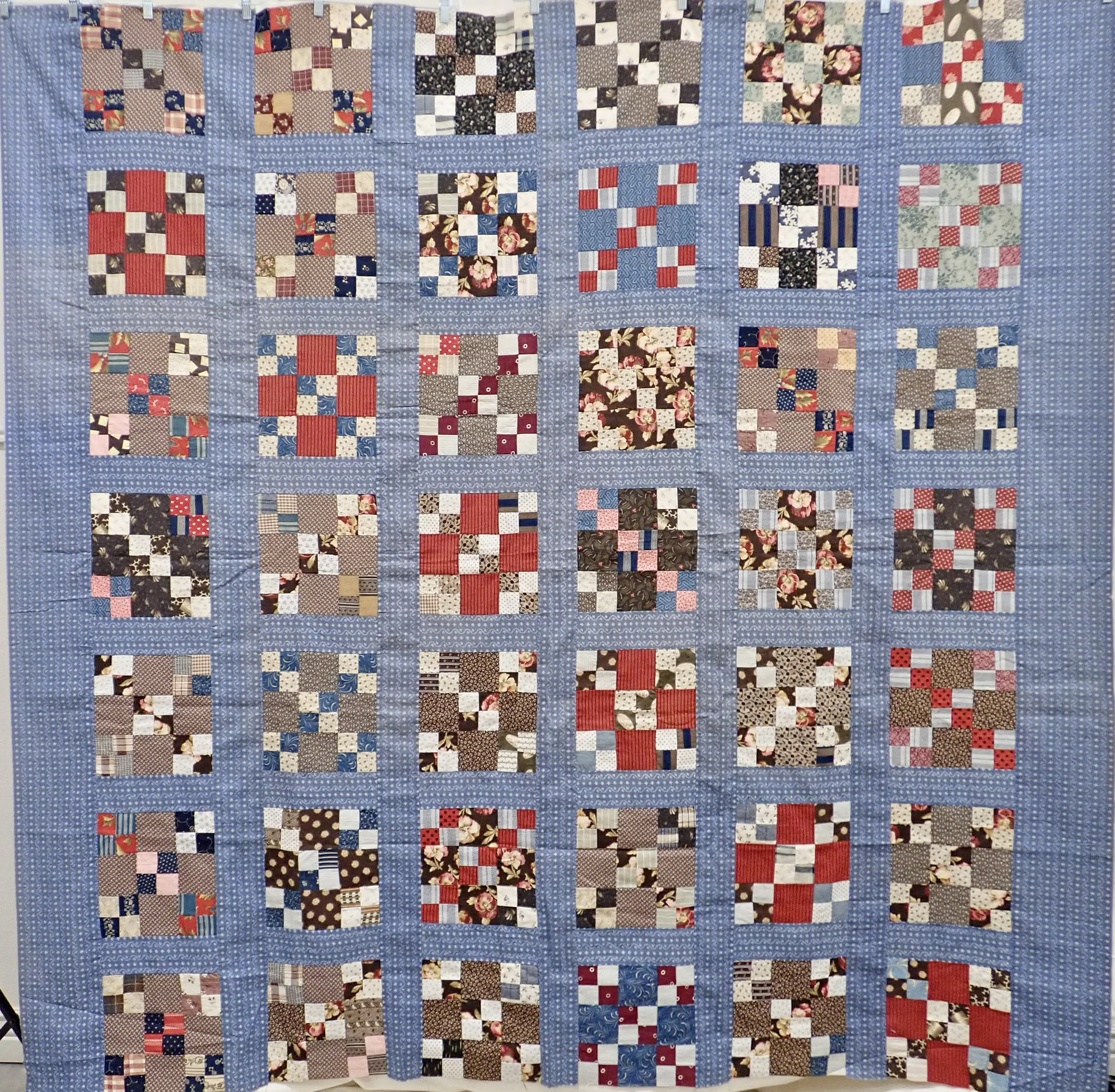 Four & Nine Patch Quilt Top