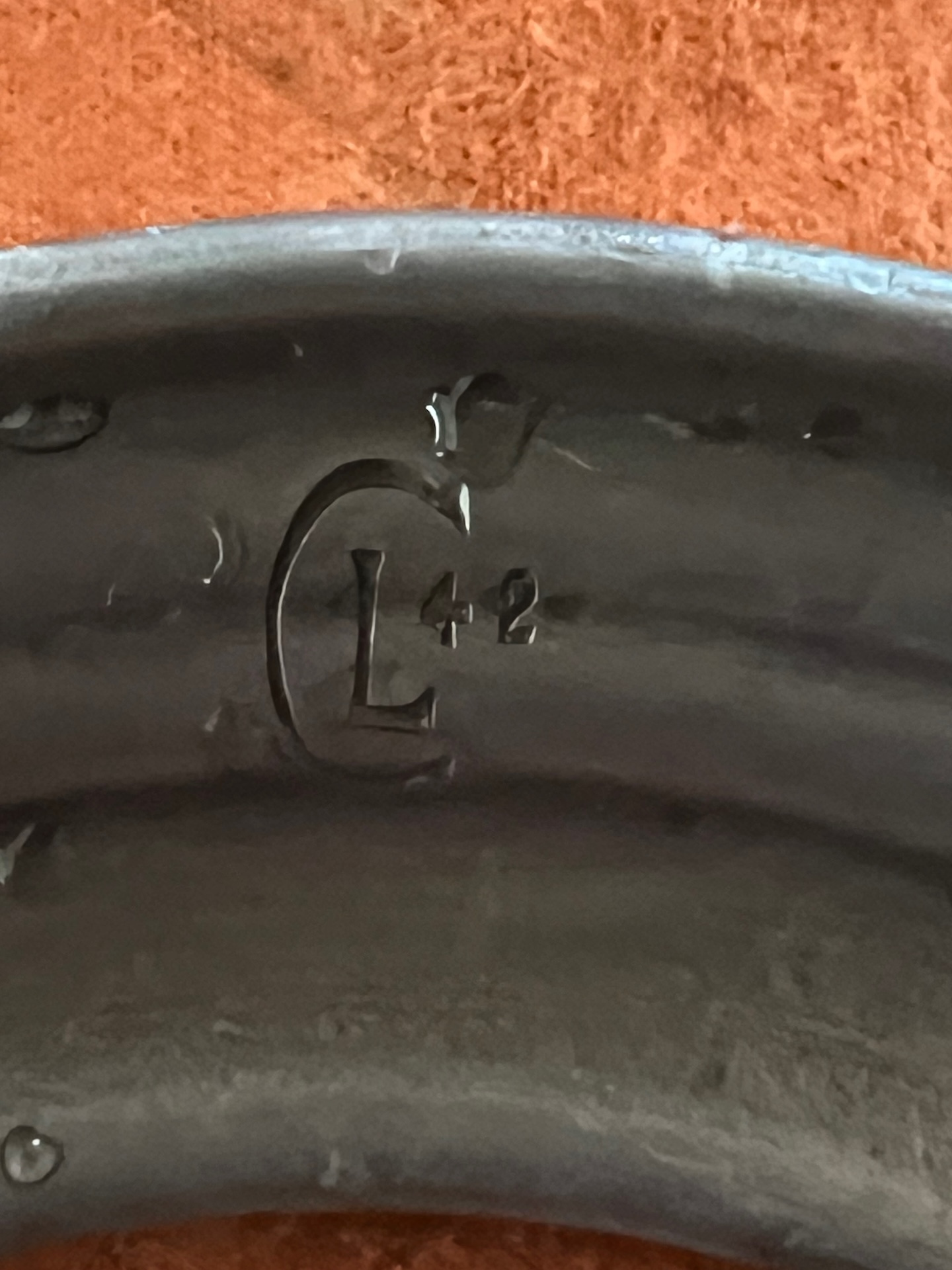 Pewter foot for bowl? Help IDing this please. Antiques Board