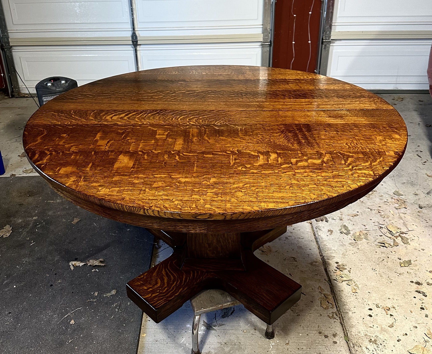 Quarter Sawn Oak Table Antiques Board
