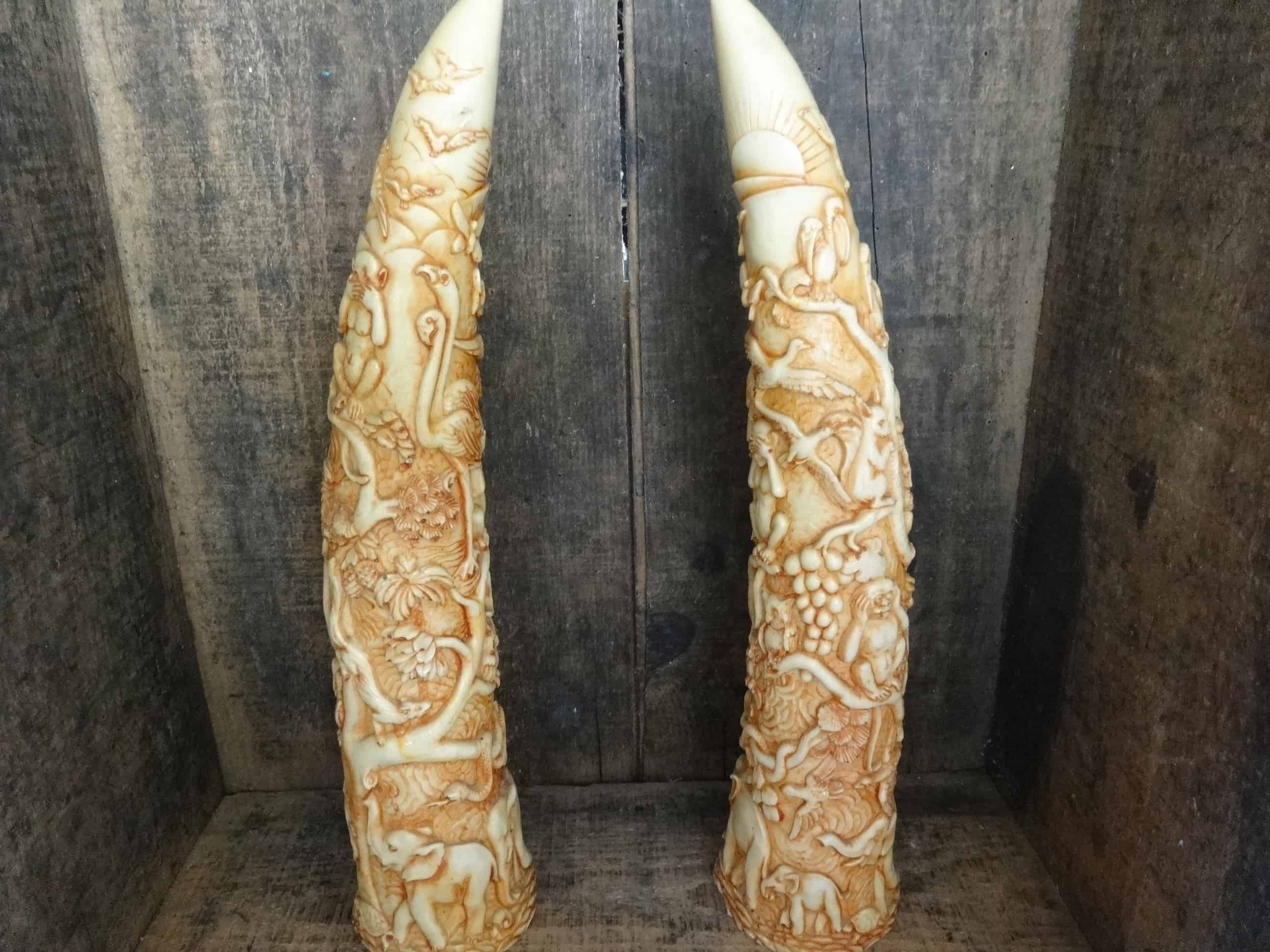 carved ivory tusk how much? Antiques Board