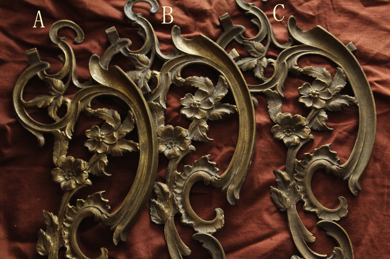 アンティークブロンズオーナメント 蔓薔薇 フランス アンティークストリュフ 20220203 【Antiques Truffle 京都 鹿ケ谷】